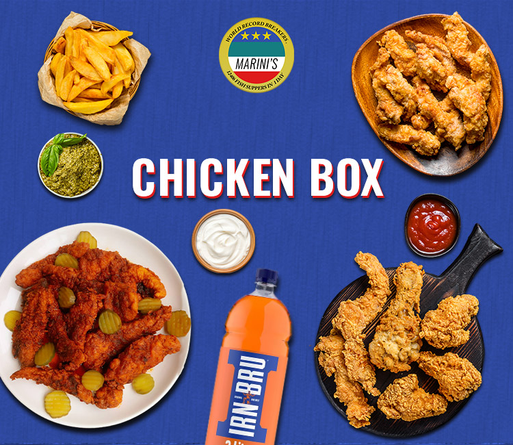 marinis rosyth Takeaway chicken box
